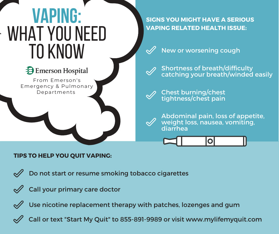 Emerson Vaping Infographic