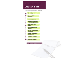 Use a Creative Brief for Better Results