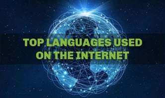 Top Languages Used on the Internet - Infographic