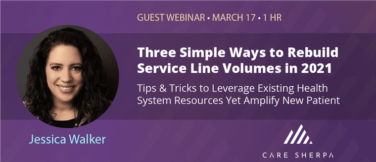 Three Simple Ways to Rebuild Service Line Volumes in 2021